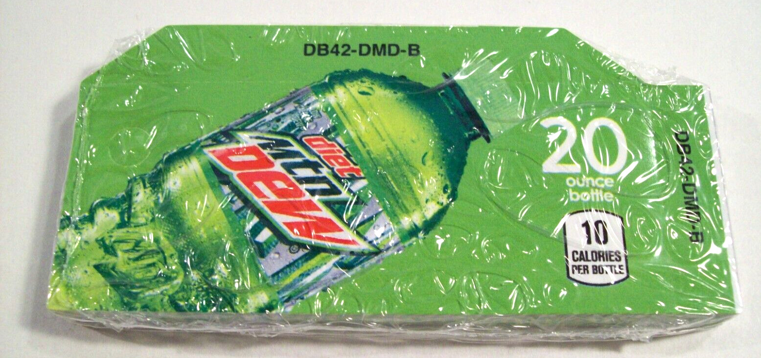New 25 Ct Pack Dixie Narco Vending Machine Drink Labels Diet Mountain Dew, Vendo