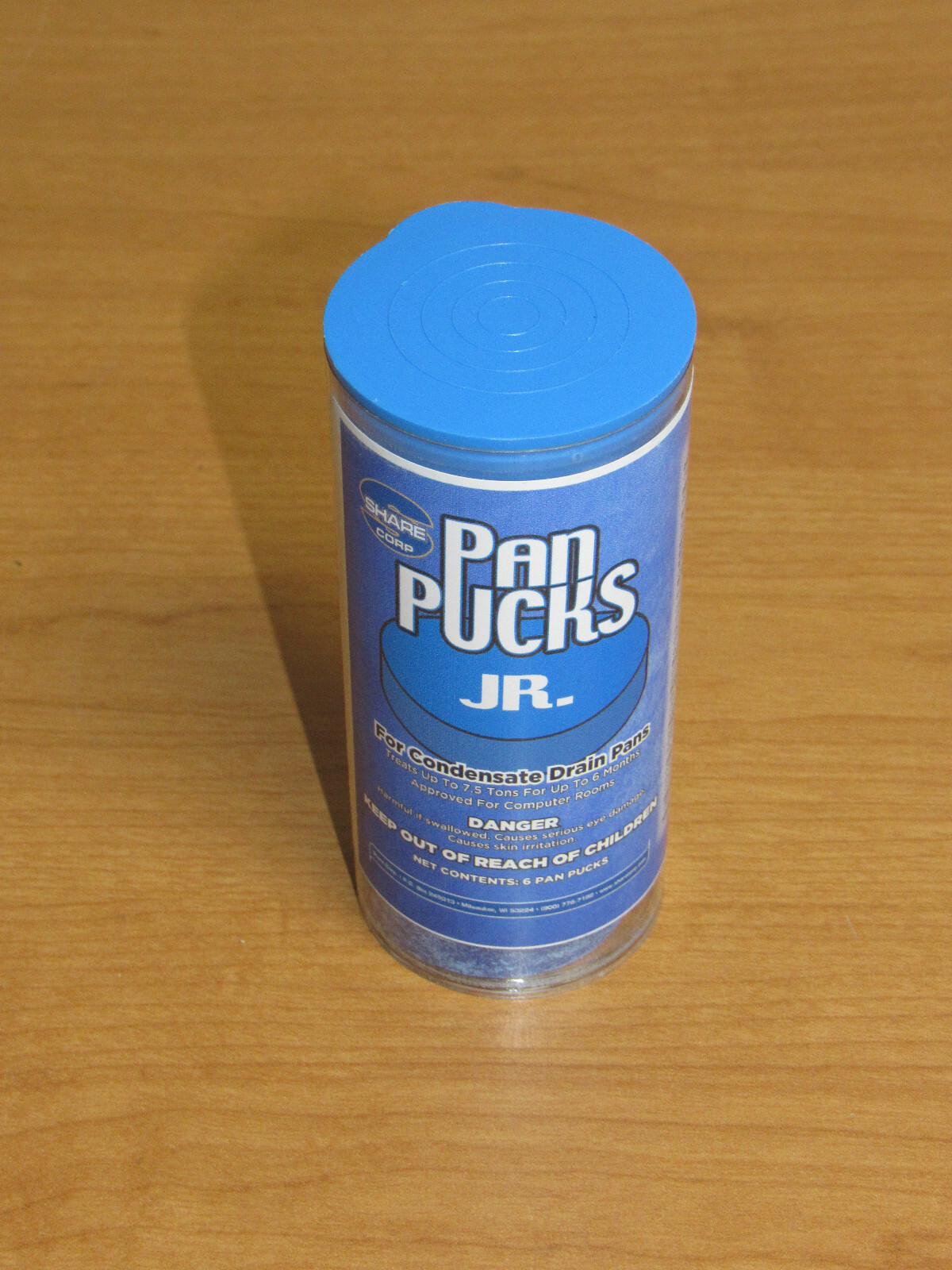 Pan Puck Jr. Condensate Pan Treatment Cleaner - Up to 7.5 Tons - Tube of 6 Pucks