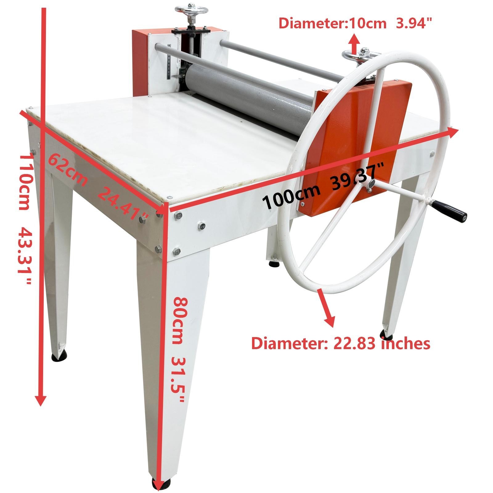 Creamic Clay Plate Machine Double Axis Clay Rolling Machine for Press Clay