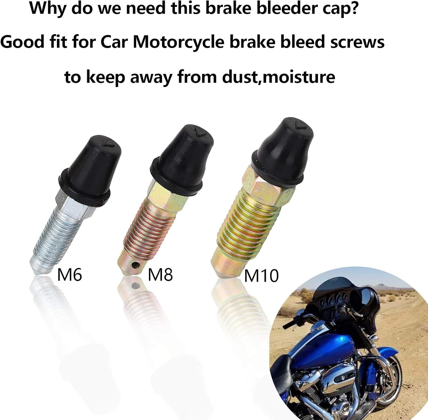 Brake Bleeder Tool with Check Valve for Efficient Motorcycle Fluid Bleeding