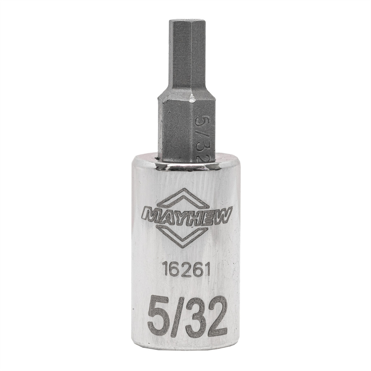 Mayhew 16261 Mayhew 5/32-inch Sae Hex Short Insert Socket Bit, 1/4-inch Drive