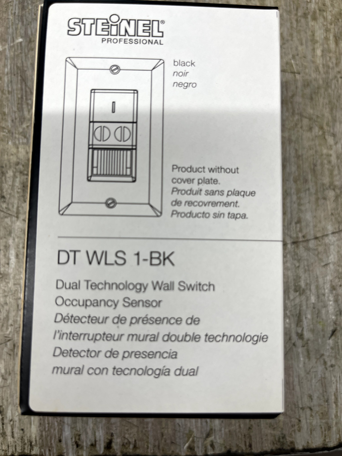 Steinel NETWORK TO 4 STEINEL Wall Switch Occupancy Sensor DT WLS 1-BK black NEW