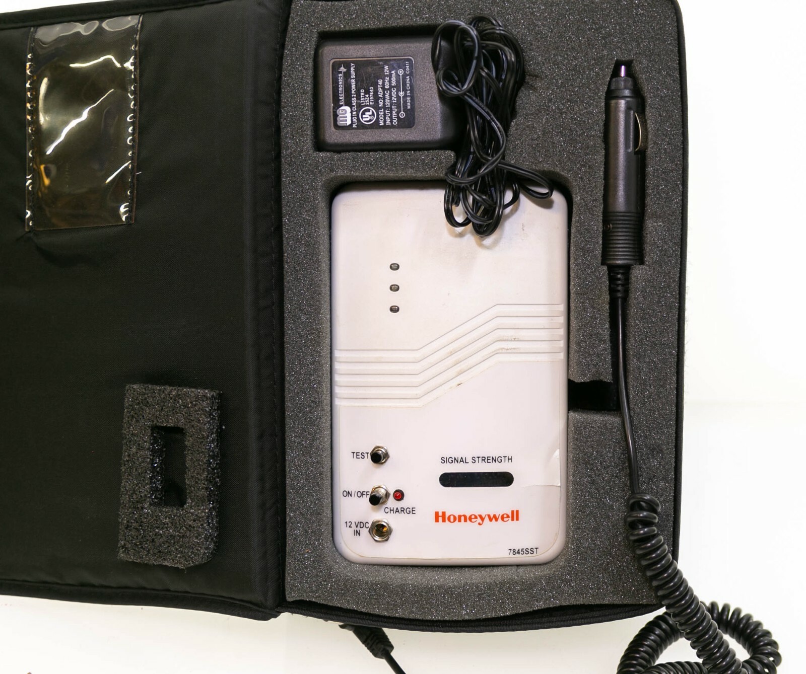Honeywell 7845SST Signal Strength Tester, Power Supply, Case