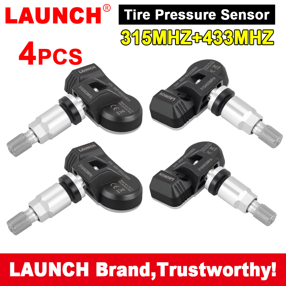 4PCS/SET LAUNCH TPMS Sensor Tire Pressure Monitoring System Sensor 315&433MHZ