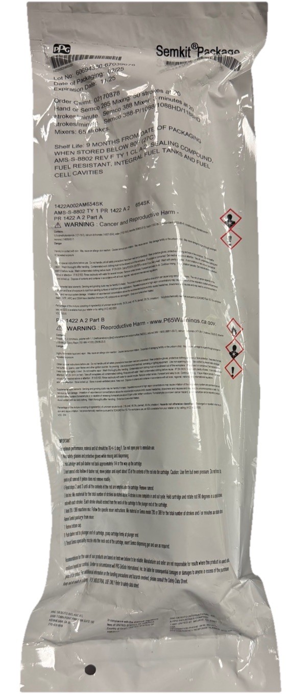 PRC Desoto - PR-1422 A 2 Sealant 6oz Tube | PR1422A 2 AMS S 8802
