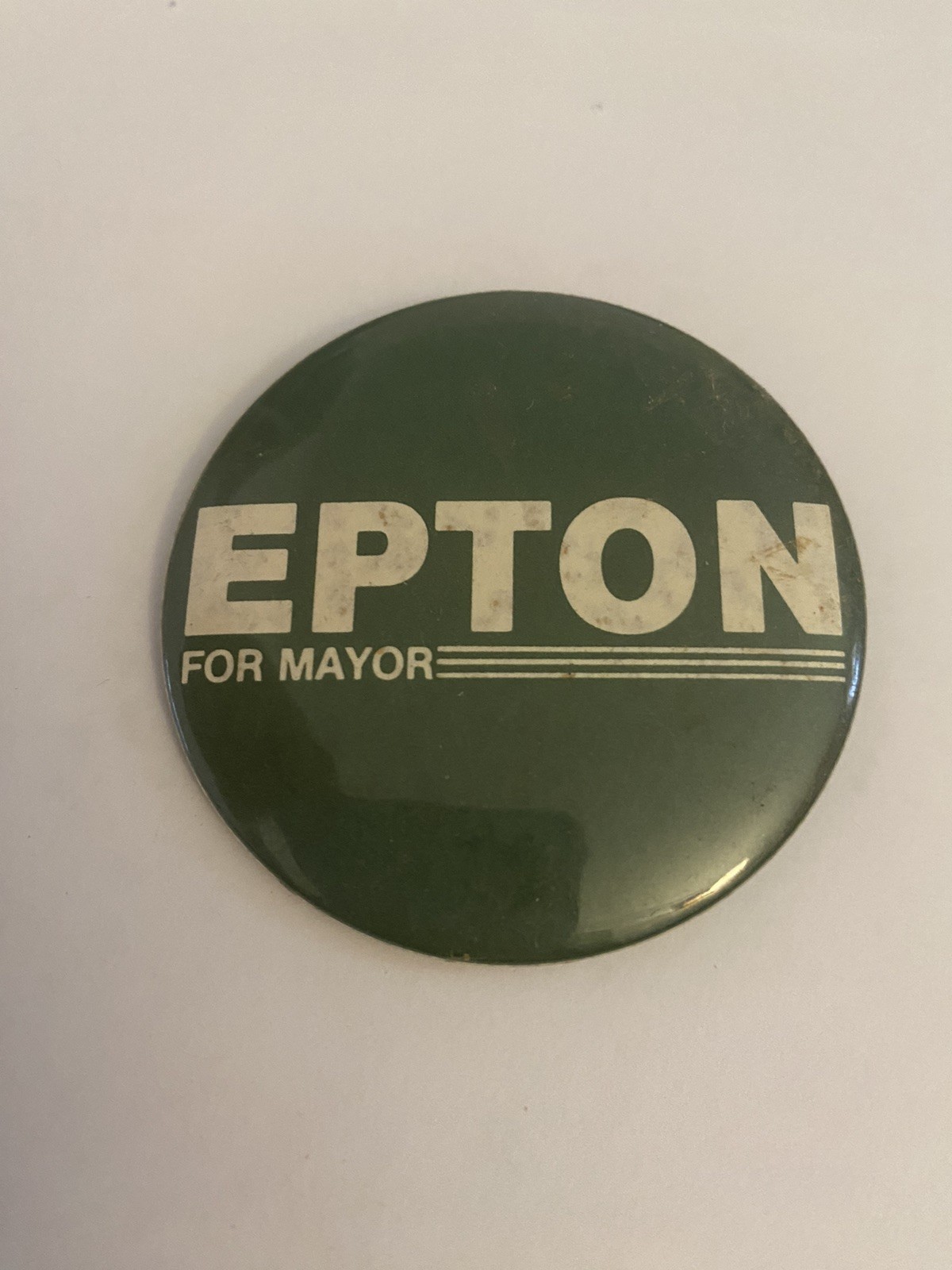 Epton For Mayor Chicago Pin Back Button P183