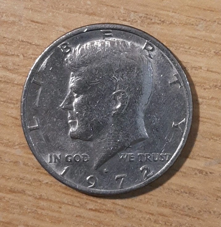 1972-D JOHN F KENNEDY HALF DOLLAR COIN USA AMERICA FIFTY CENTS DENVER JFK (MM3)