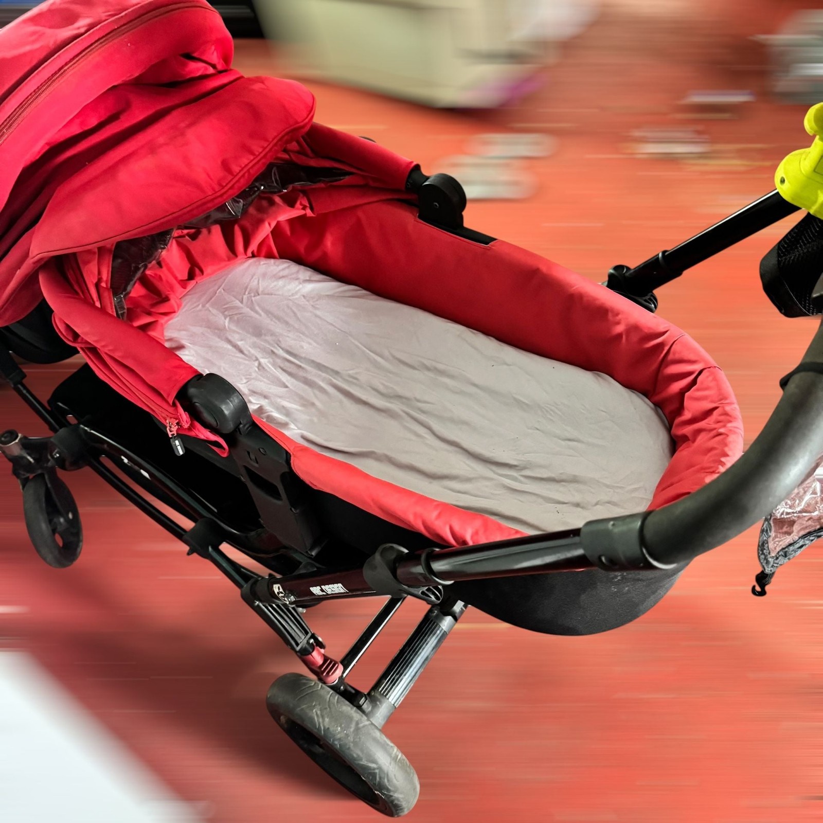 ABC Design Zoom Twin/Tandem Stroller in Red