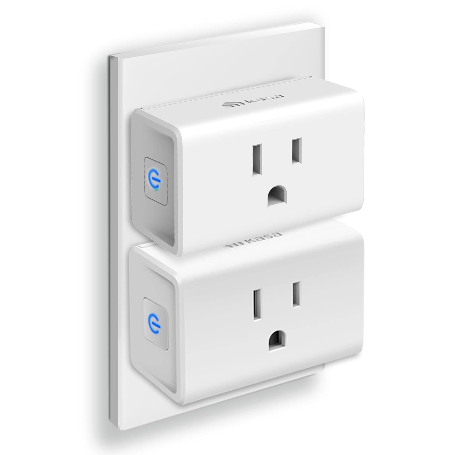 Certified Mini Smart Plugs: Remote Control & Voice Compatibility, 2-Pack