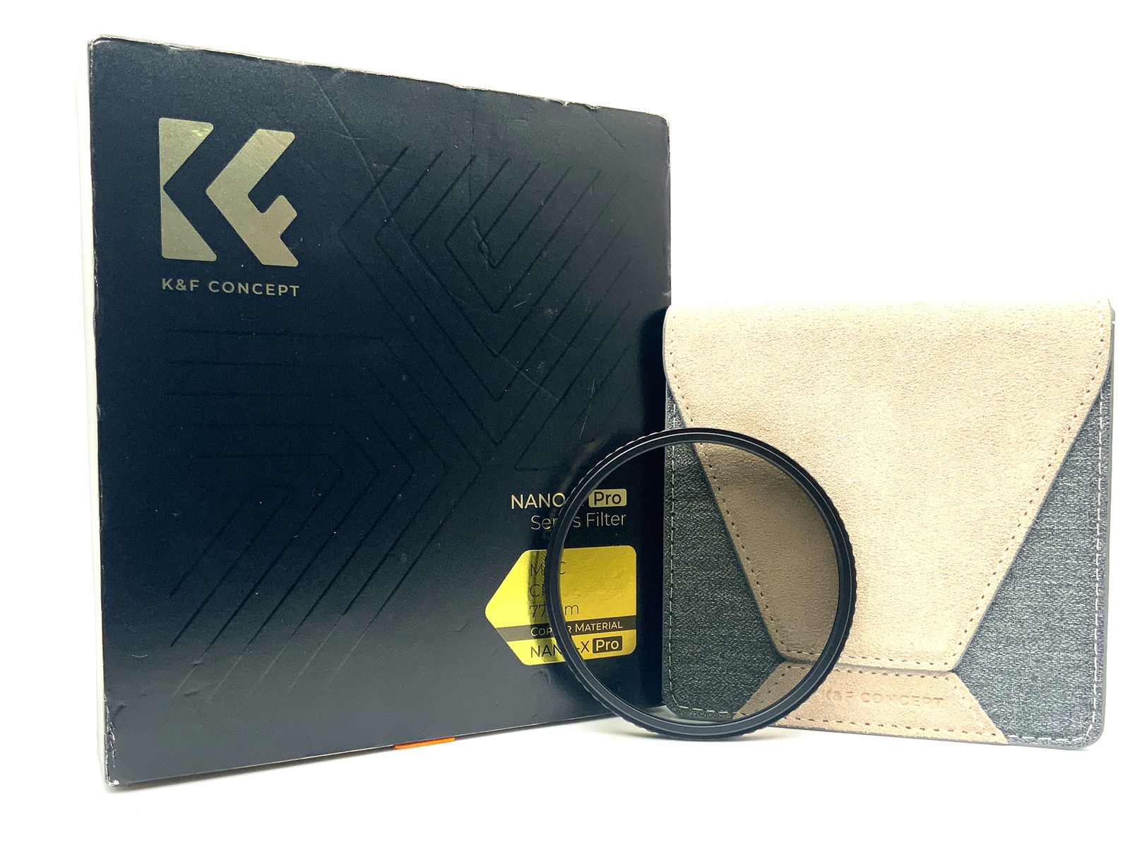 K&F Concept Nano-X Pro MRC CPL Polarizer Filter 77mm Circular In Box