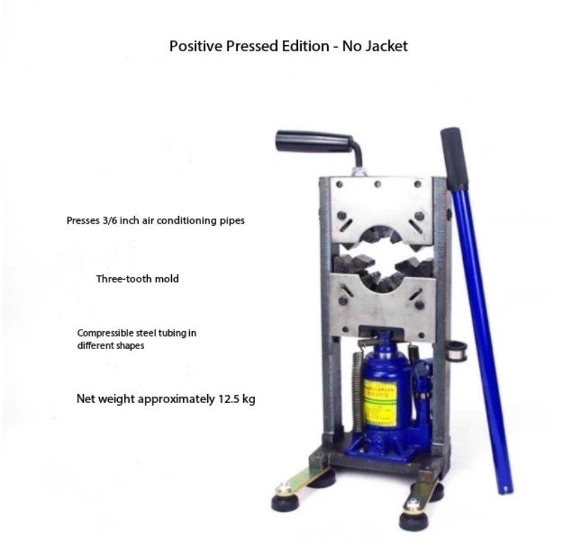 Auto Air Conditioning Hose Press Machine Jack Hose Buckling Machine Portable