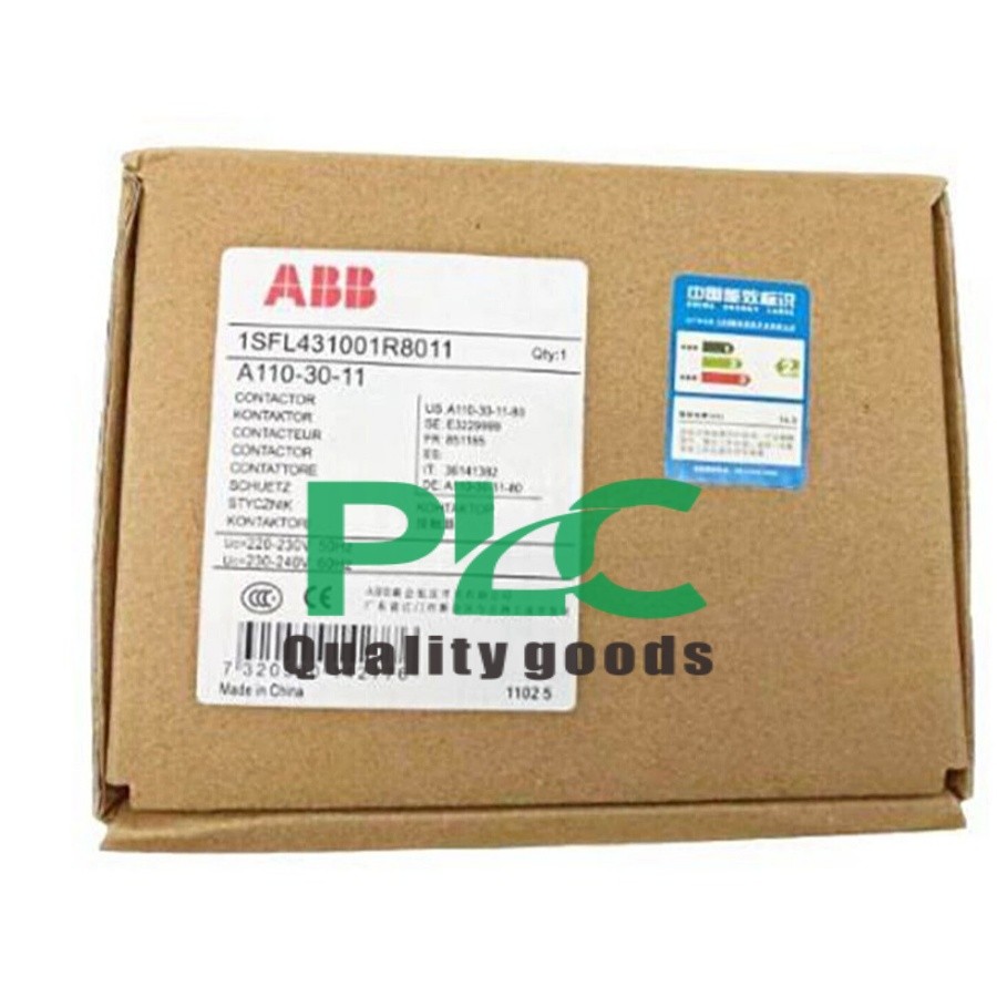 1PCS New ABB Contactor A110-30-11 220VAC Contactor 1SFL451001R8011  Fast ship