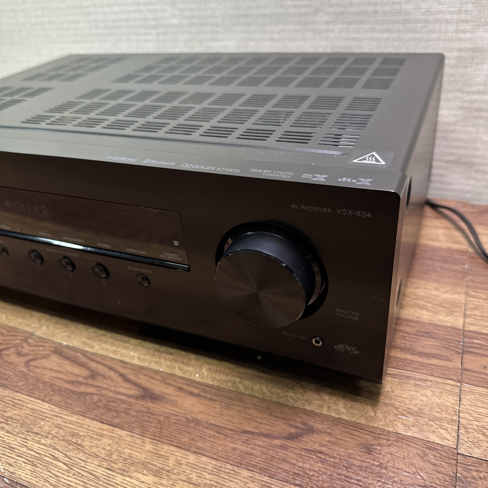 Pioneer AV Receiver VSX-834 Black / READ