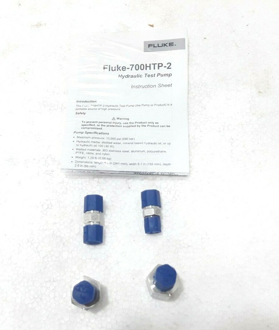 Fluke-700HTP-2 Hydraulic Test Pump Accesories #NEW