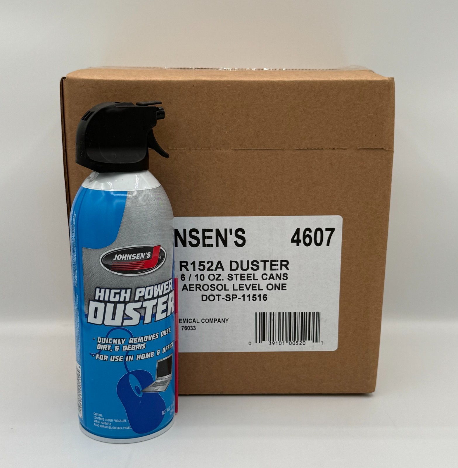 4607 Johnsens High Power Air Duster 10 Oz. 6/Case
