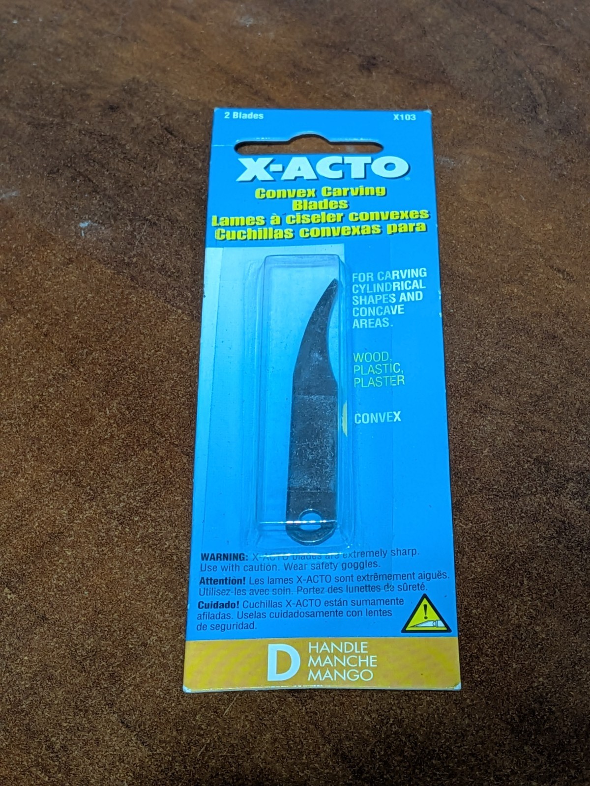 X-ACTO - #X103 - Convex Carving Blades - 2 Pack - NOS