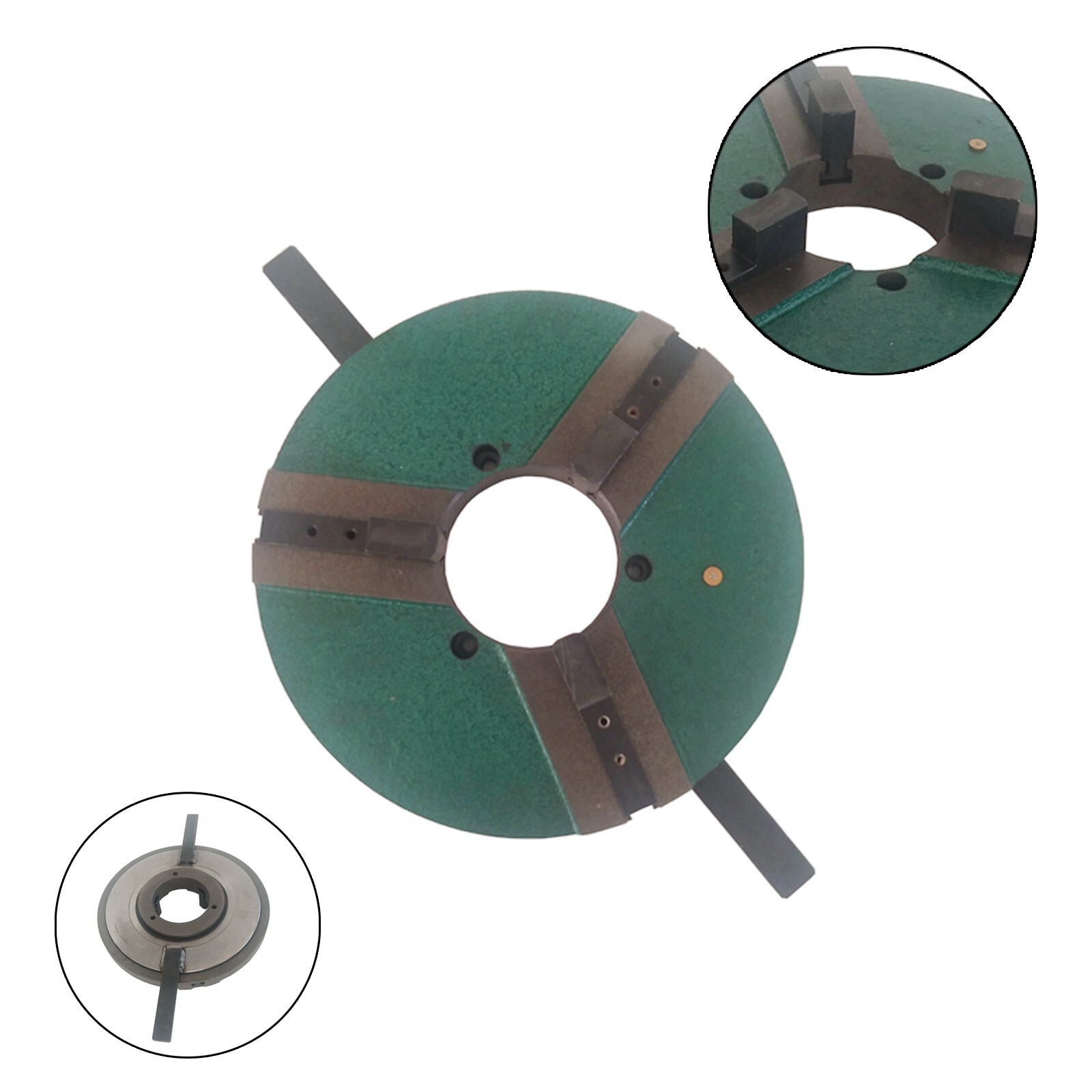 11.8" 3-Jaw Self Centering Chuck for Welding Positioner 3.14-11" Clamp Range