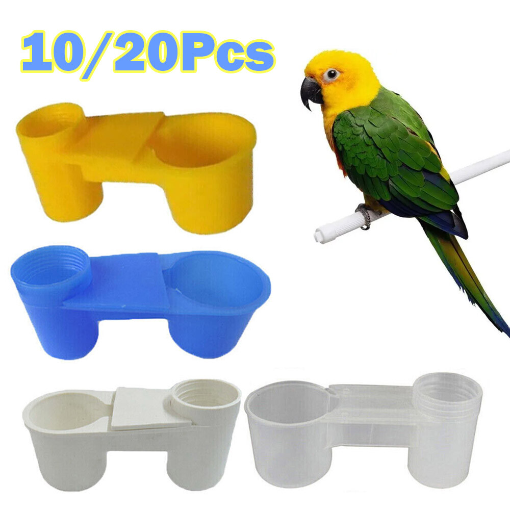 10/20pcs Beverage Bottle Watering Cup for Birds, QUAIL DOVE CHICKEN PIGEON& More