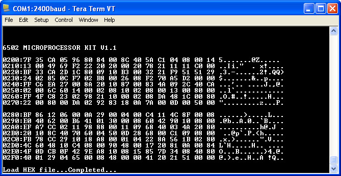 6502 Microprocessor Kit