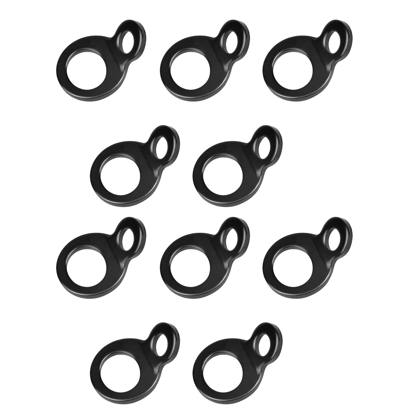 10Pcs Stainless Motorcycle Tie Down Anchors Hooks Dirt Bike Tie Down Strap Rings