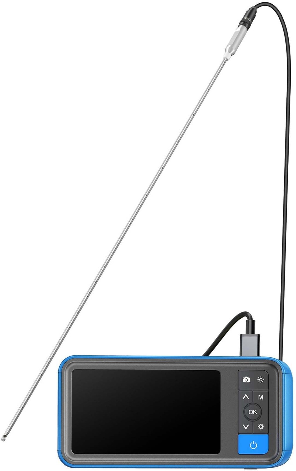 Teslong 45in Flexible Borescope w/HD Screen, Black / Blue / Mettalic : TSNTG450