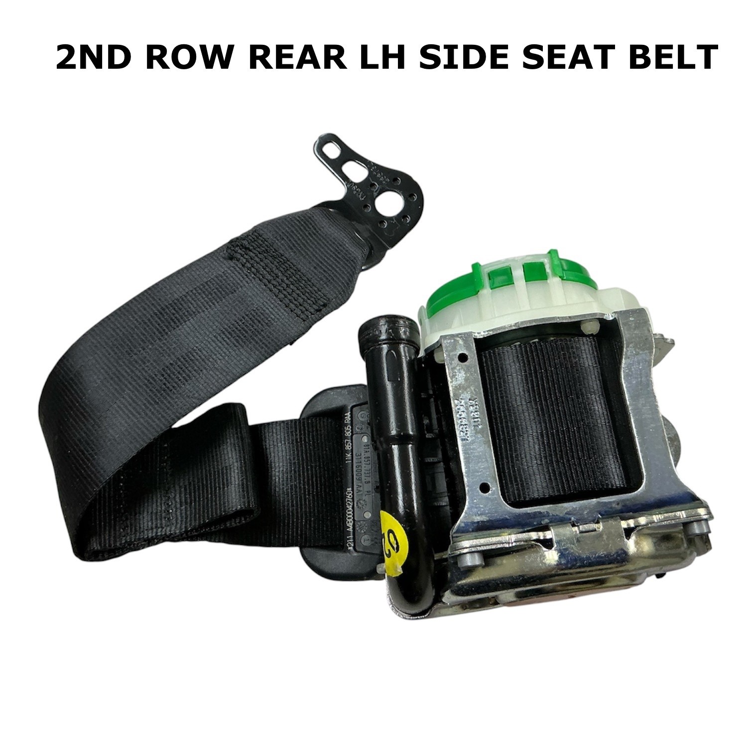 2023 2024 2025 2026 VW ID.4 2ND ROW rear left side seat belt BLACK 11K857805RAA
