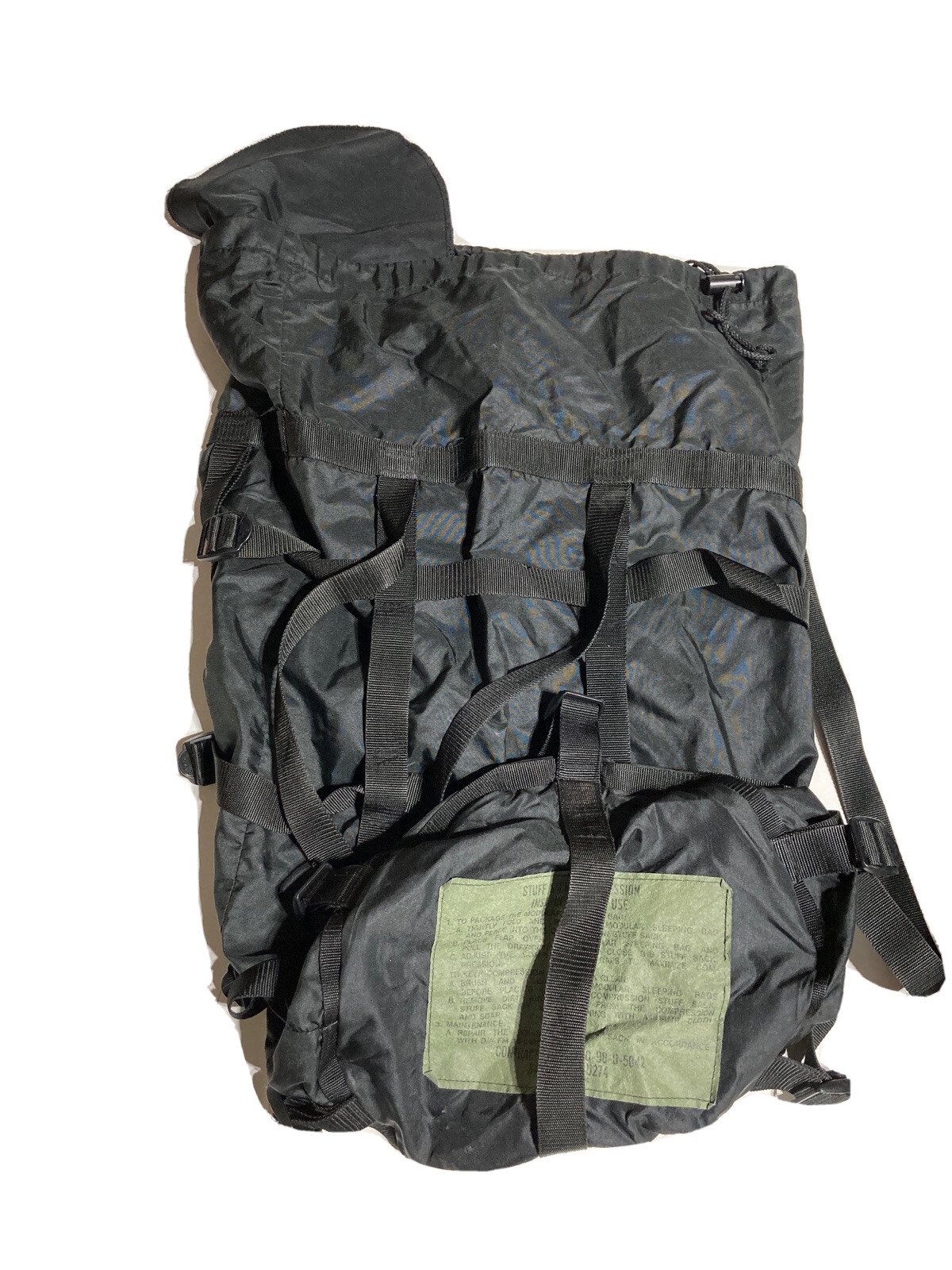 US Military Compression Black MSS Sleeping Stuff Sack Bag 8465-01-445-6274