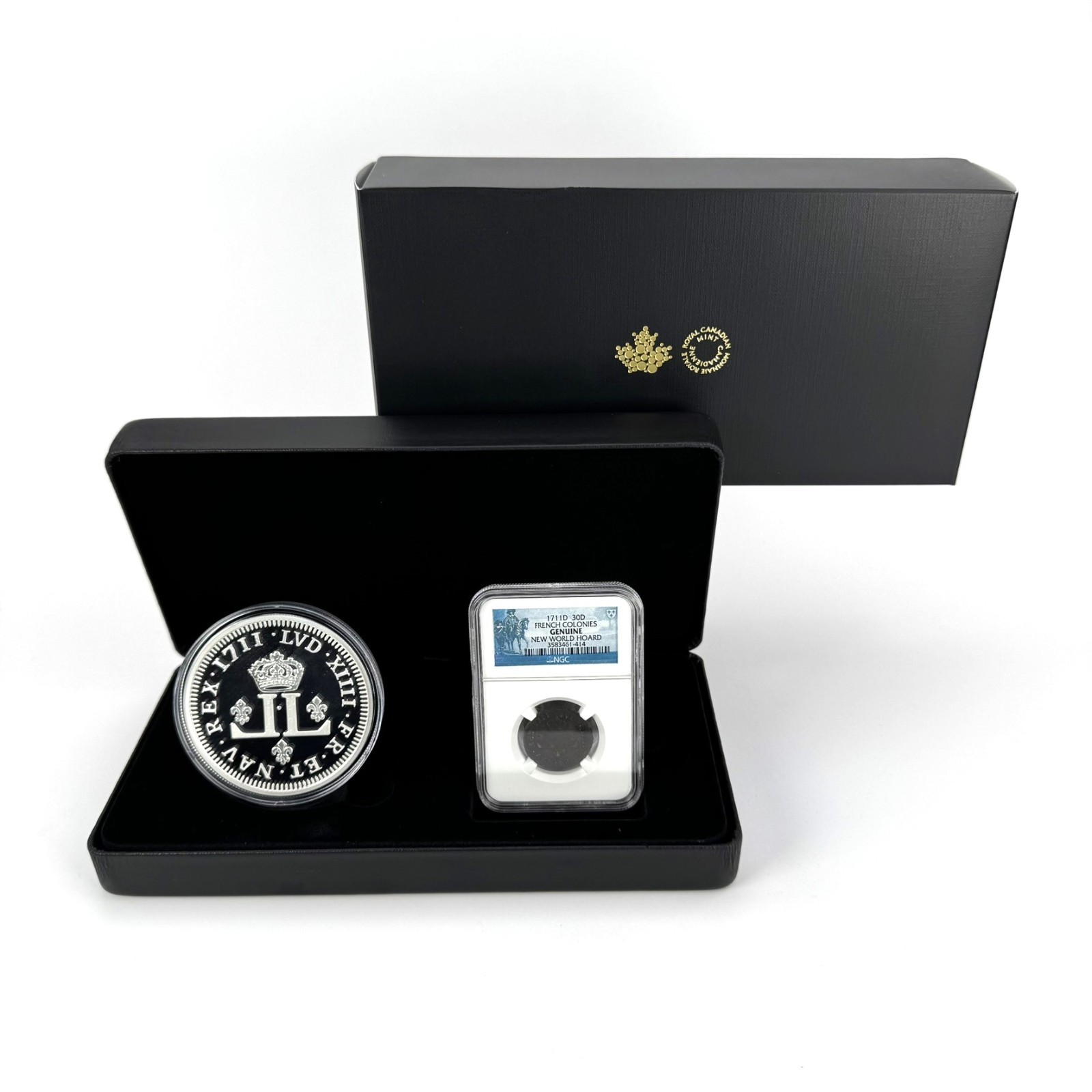 2022 Canada $50 Relics of New France Louis XIV 30 Deniers 2 Coin Set