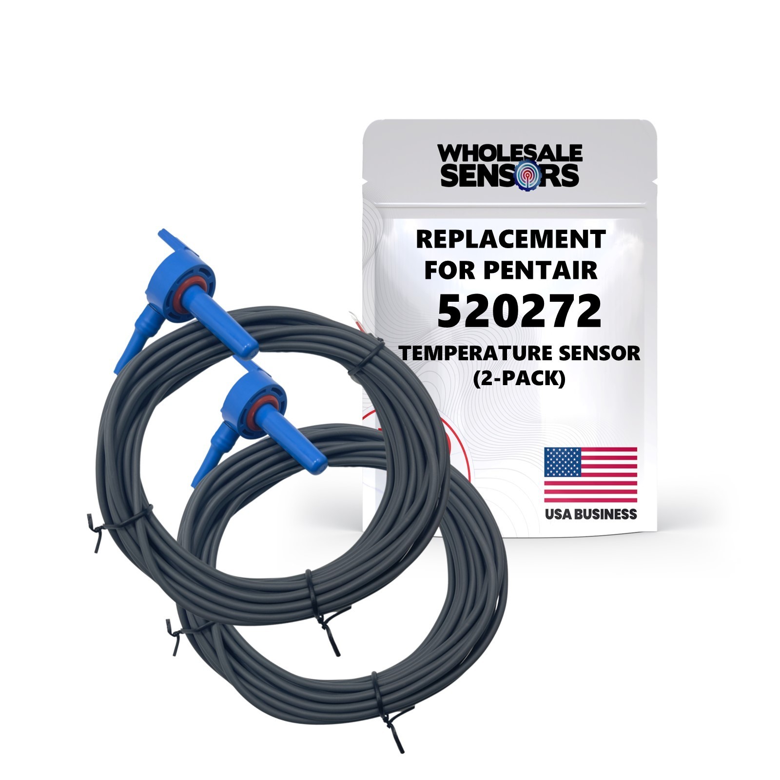 Replacement Pentair 520272 Temperature Sensor (2 Pack) 12 Month Warranty