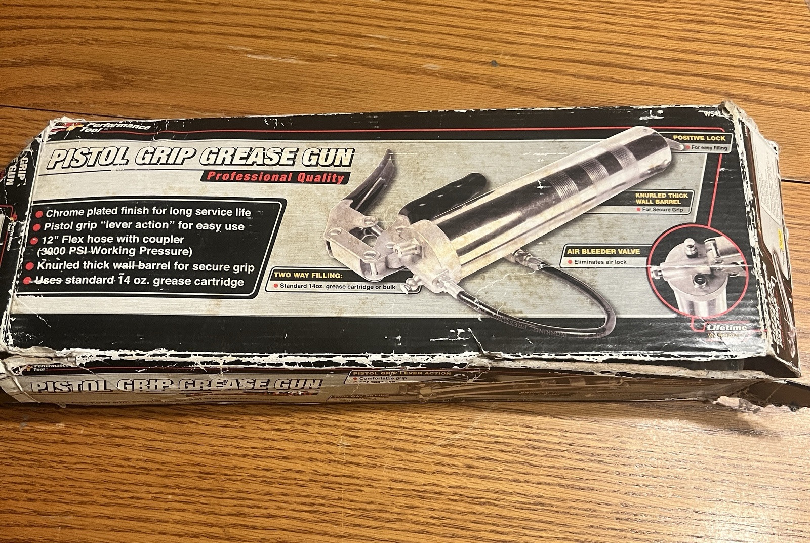 Performance Tool Grease Gun Pistol Gun W54204 Unused
