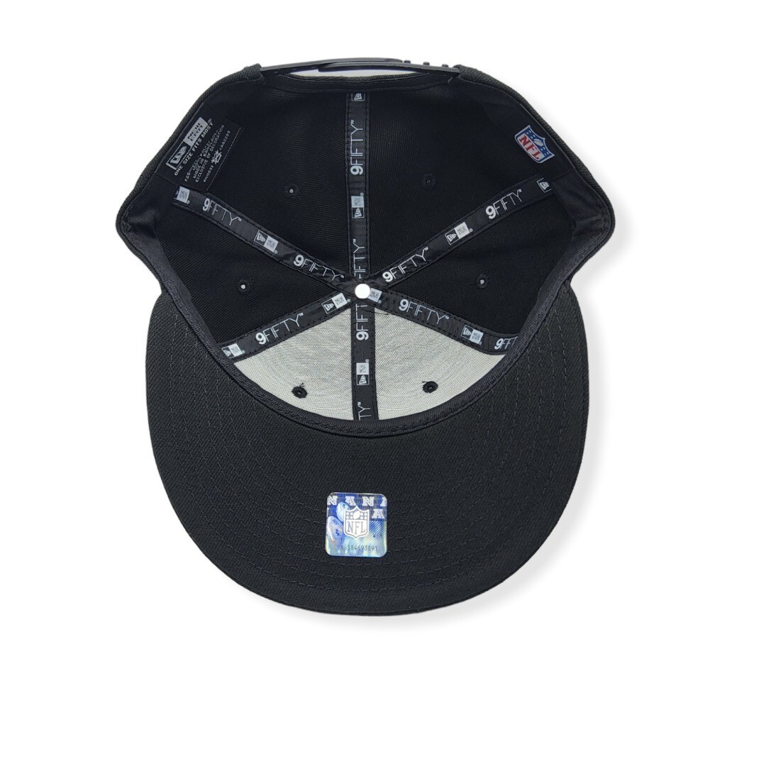 New Era Los Angeles Chargers 9Fifty Black/Black Logo Adjustable Snapback Hat Cap