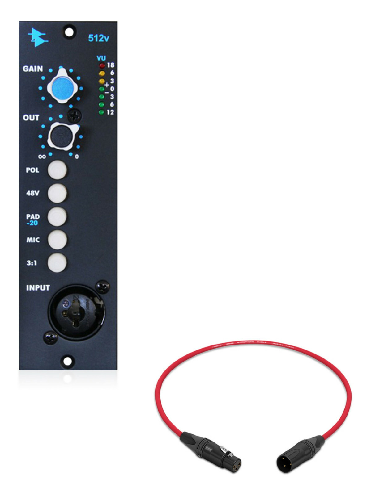 API Audio 512v | 500 Series Mic Preamp | Pro Audio LA