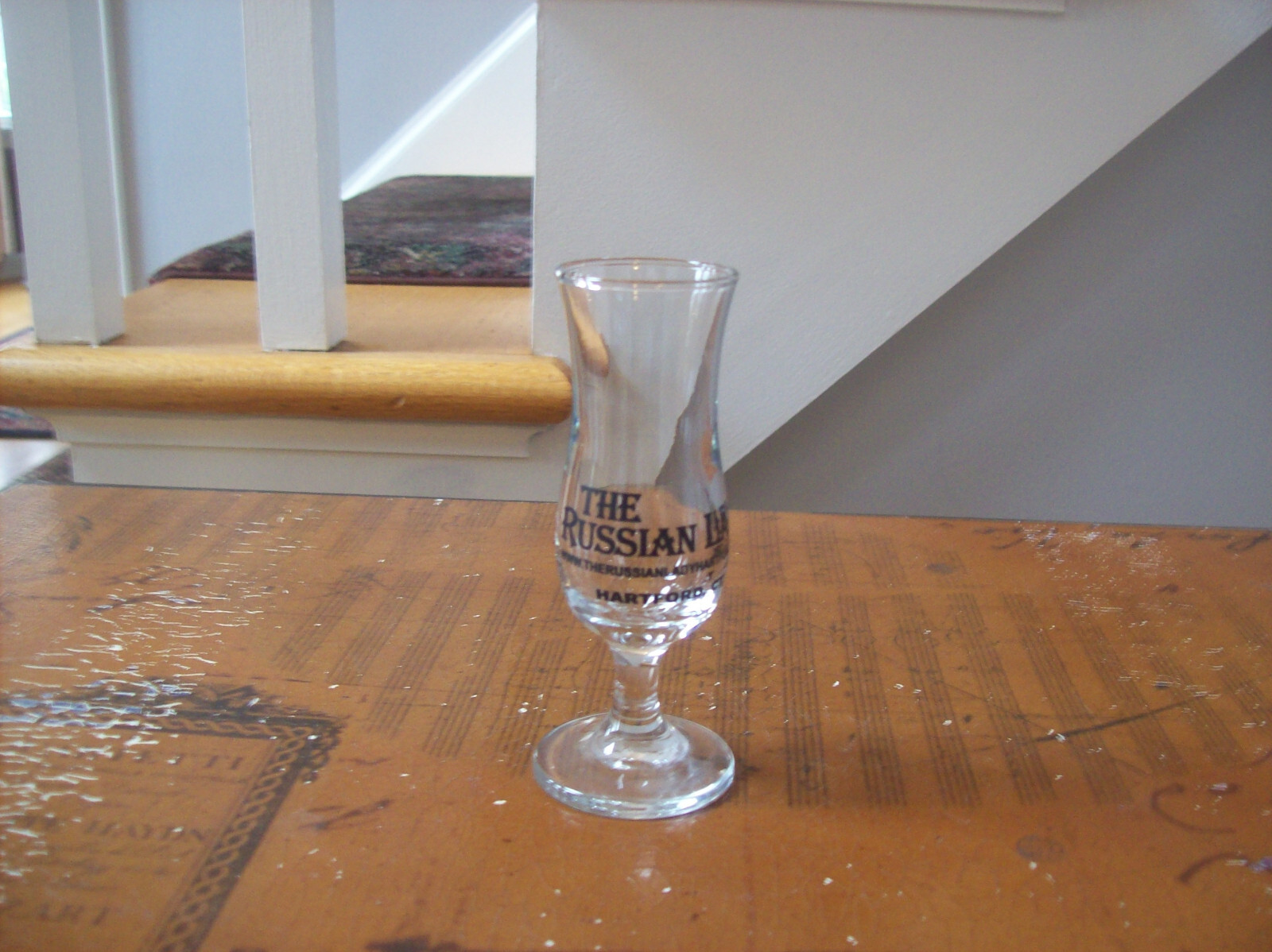 The Rusian Lady Shooter Glass Hartford Ct. What a Great Collectible