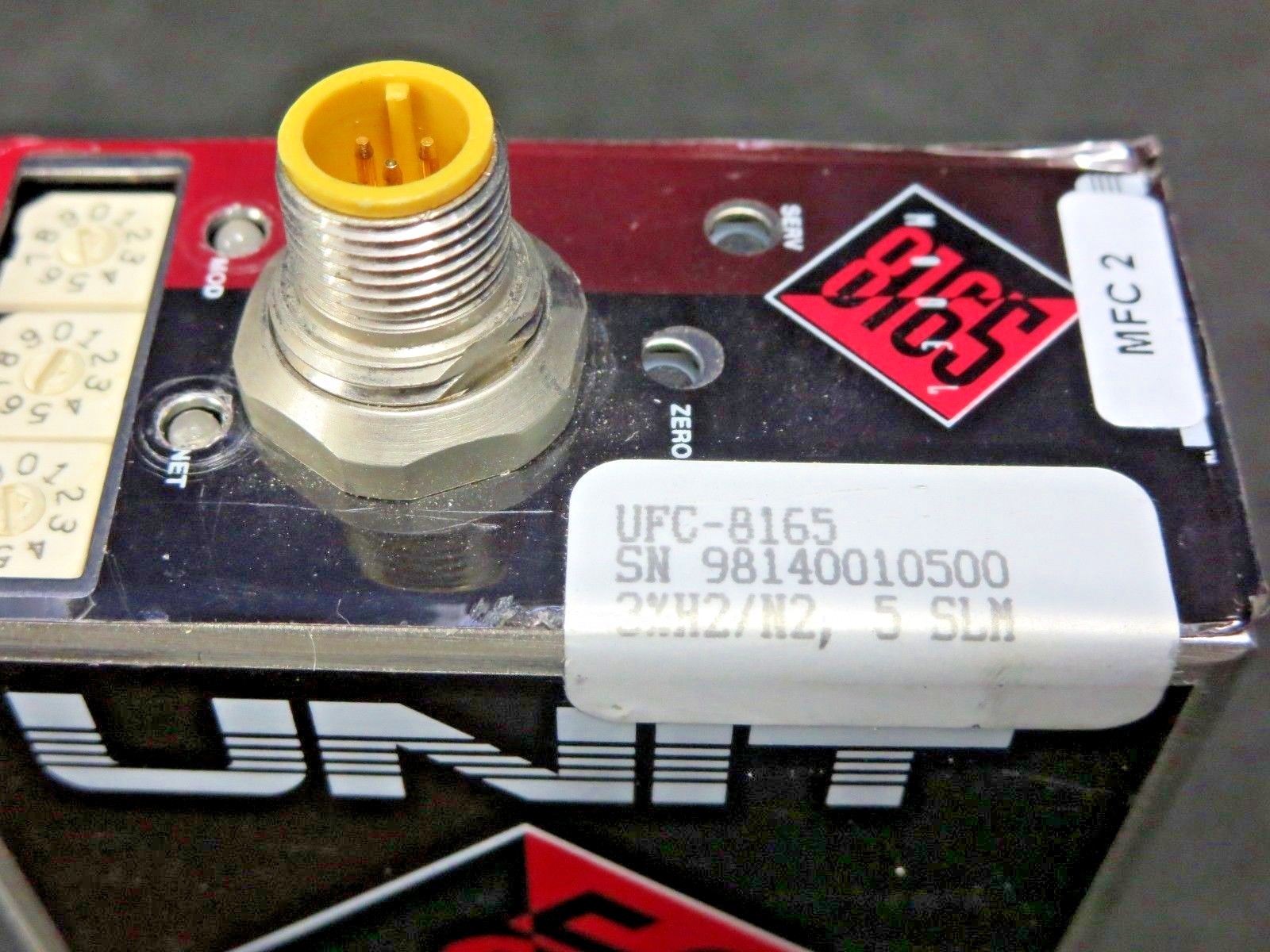 UNIT/ Device-Net UFC-8165 Ultra Clean Metal Seal Mass Flow Controller (500 PSI)