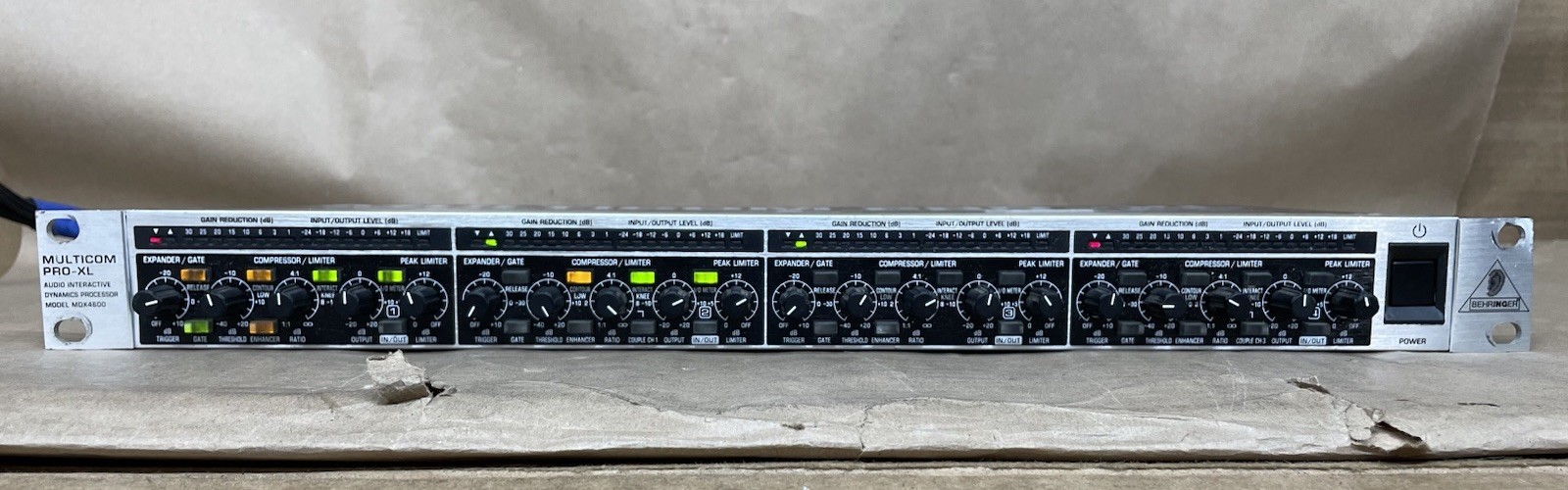 Behringer Multicom Pro-XL MDX4600 4 Channel Audio Interactive Dynamics Processor