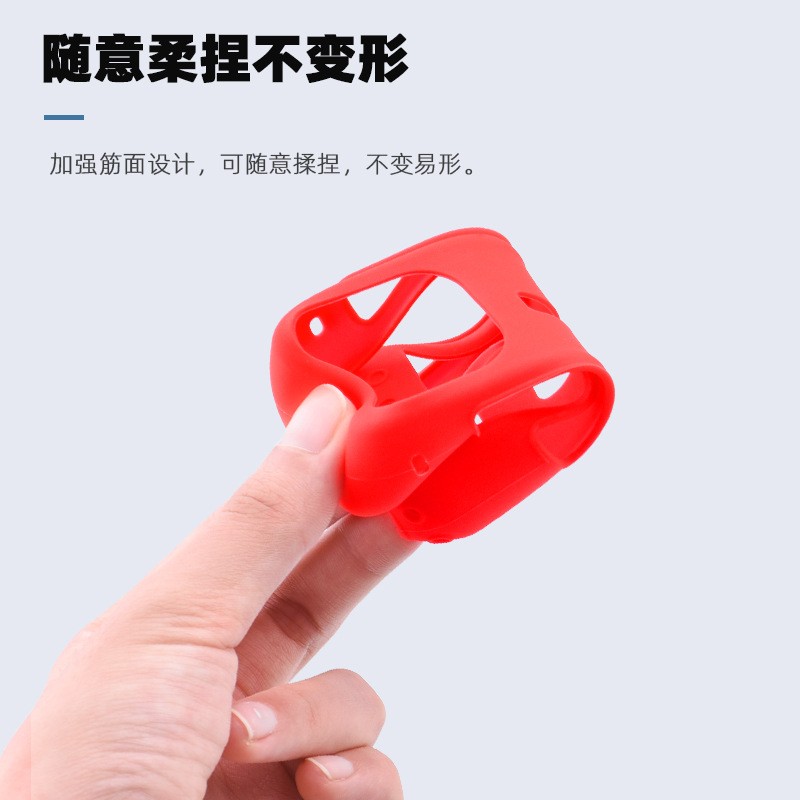 Silicone Protective Case Silicone Cover Body Strap For Insta360 X3 Camera ***