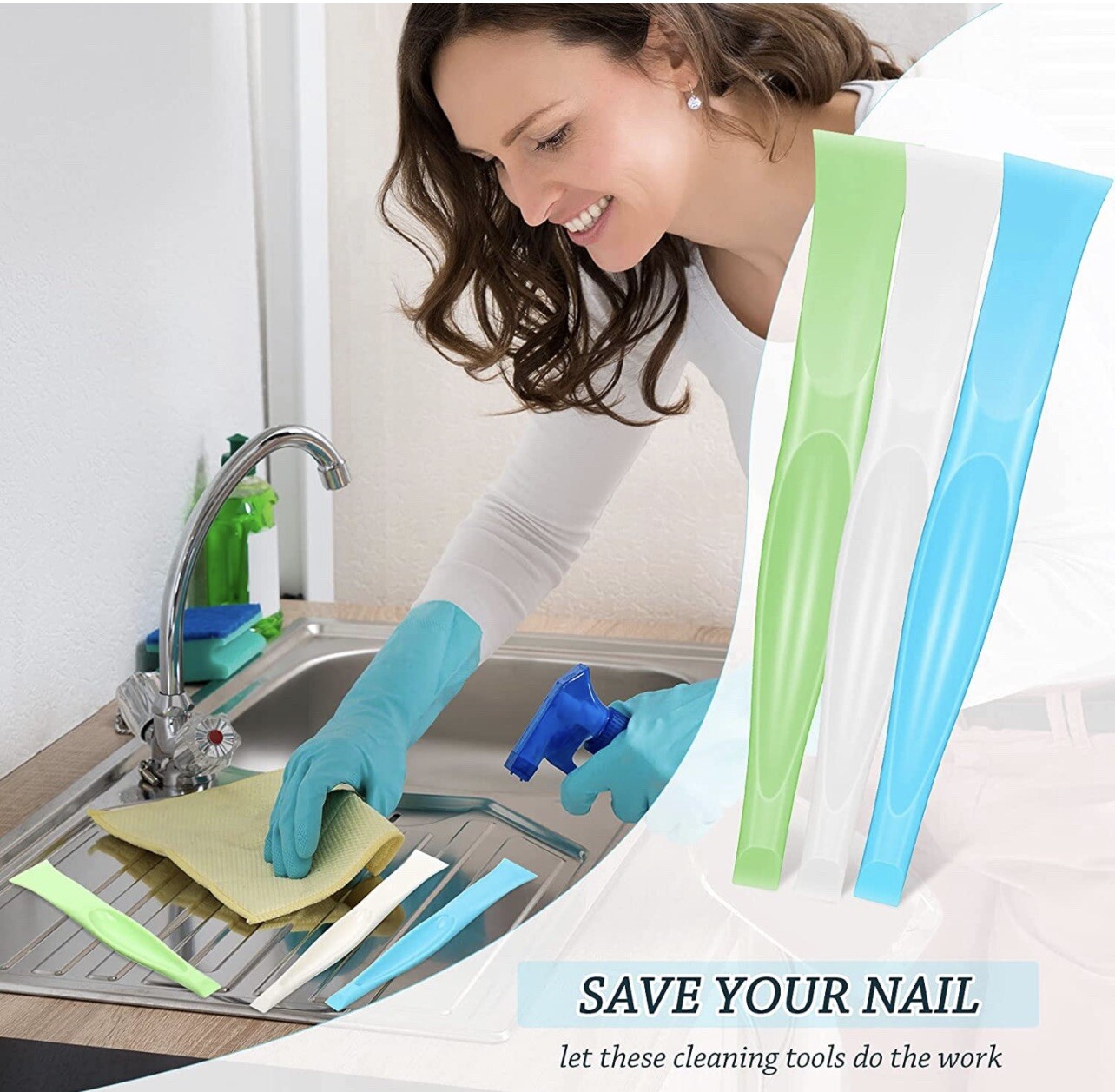 Plastic Scraper Tool Multipurpose pry Cleaning for cell phone Mobile Cell Repair