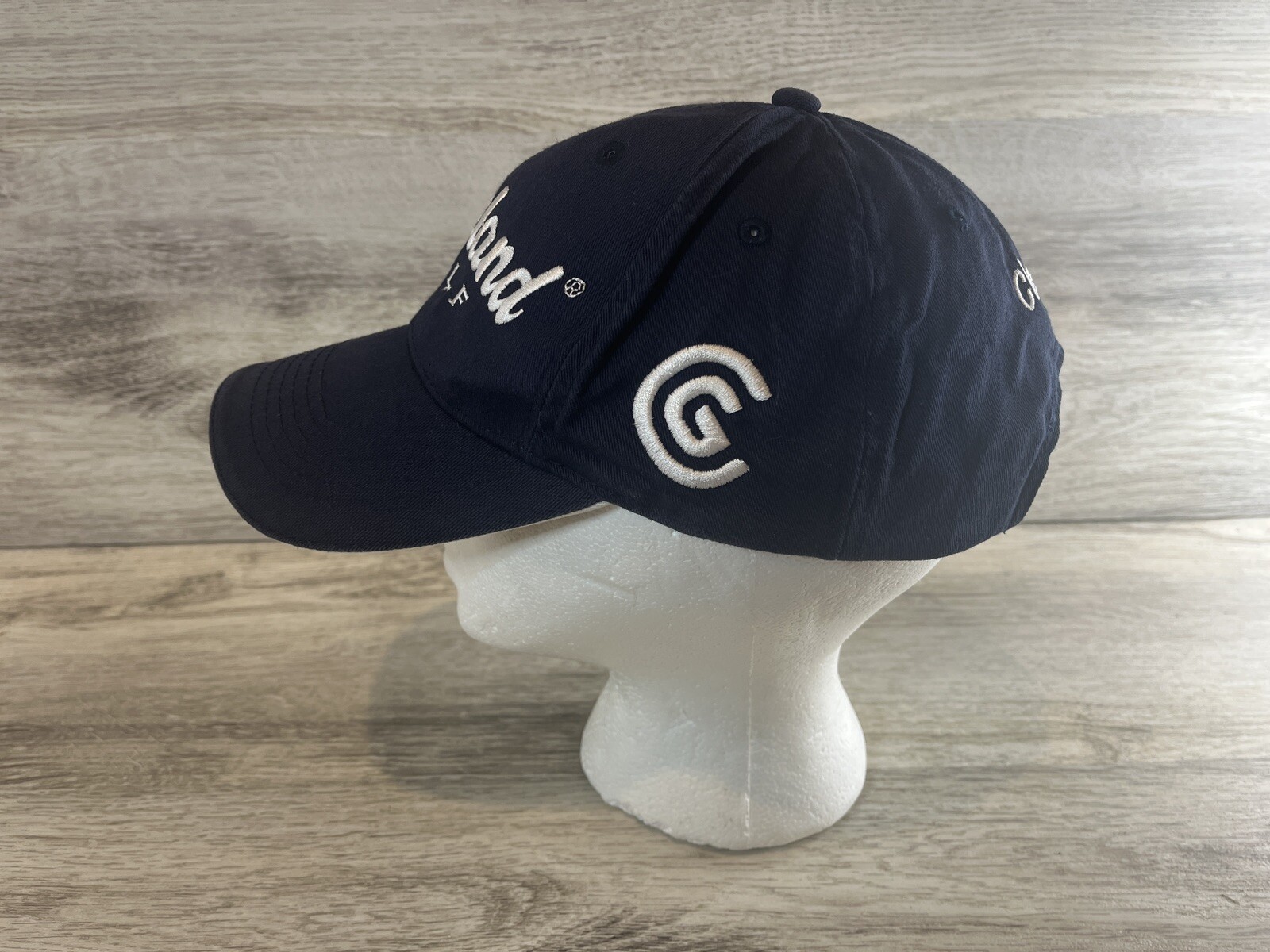 Cleveland Golf Navy Blue Adjustable Baseball/Golf Cap Hat