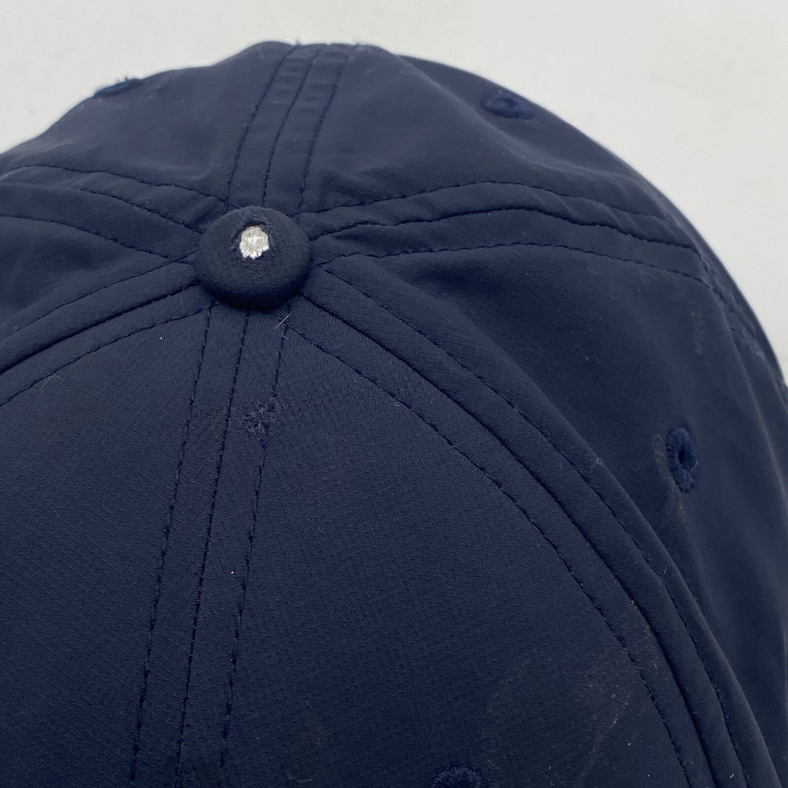 Titleist Golf Hat Van Buren Executive Course Distressed Destroyed Blue Strapbac