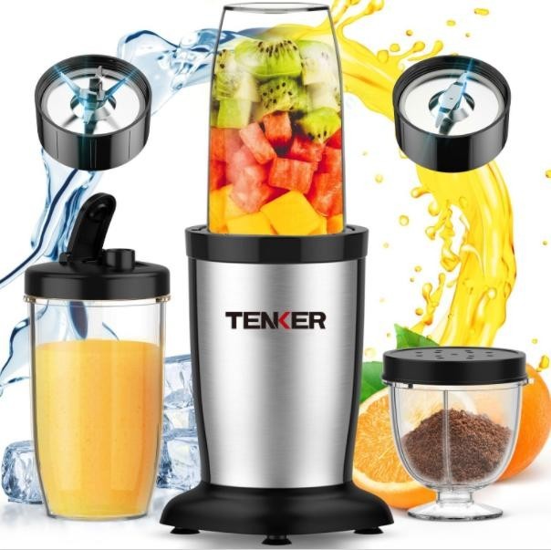 900W Personal Countertop Blender for Shakes and Smoothies with 27oz No-BPA Cups