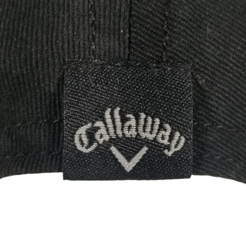 Callaway Black Golf Hat Cap Raised Embroidered Lettering Adjustable