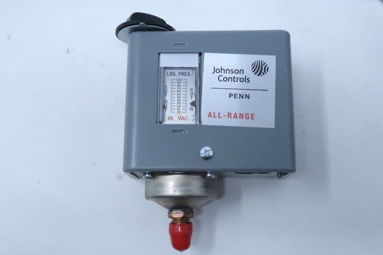 NEW JOHNSON CONTROLS #P170AB-53 PRESSURE CONTROL SWITCH, 100 PSIG