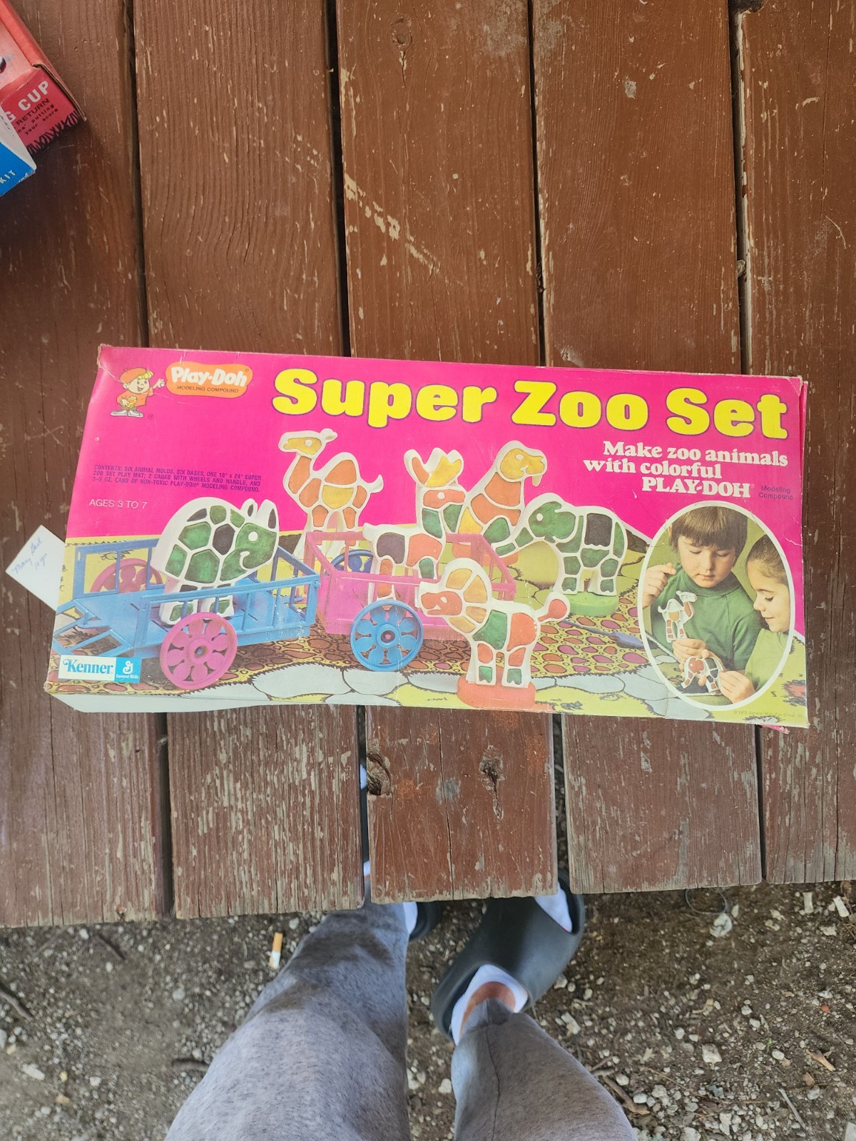 Vintage 1973 Kenner General Mills Play-Doh Super Zoo Set Complete Original Box