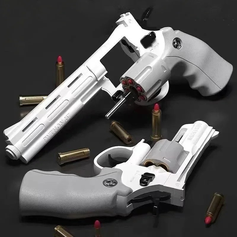 Soft Bullet Toy Revolver ZP5 357 Pistol Simulation with Ejection Action