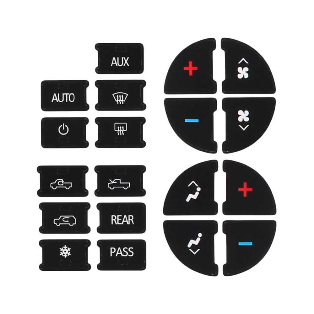 For 2007-2014 Chevrolet Silverado A/C Climate Control Dash Button Repair Decal