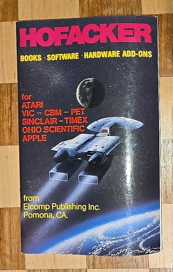 Hofacker Books, Software, Hardware Add-ons For Atari VIC-CBM-PET Sinclair-Timex