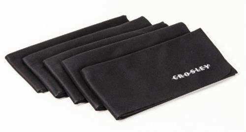 Crosley Lint-Free Record Cleaning Cloths, 5 Pack: AC1018A-BK
