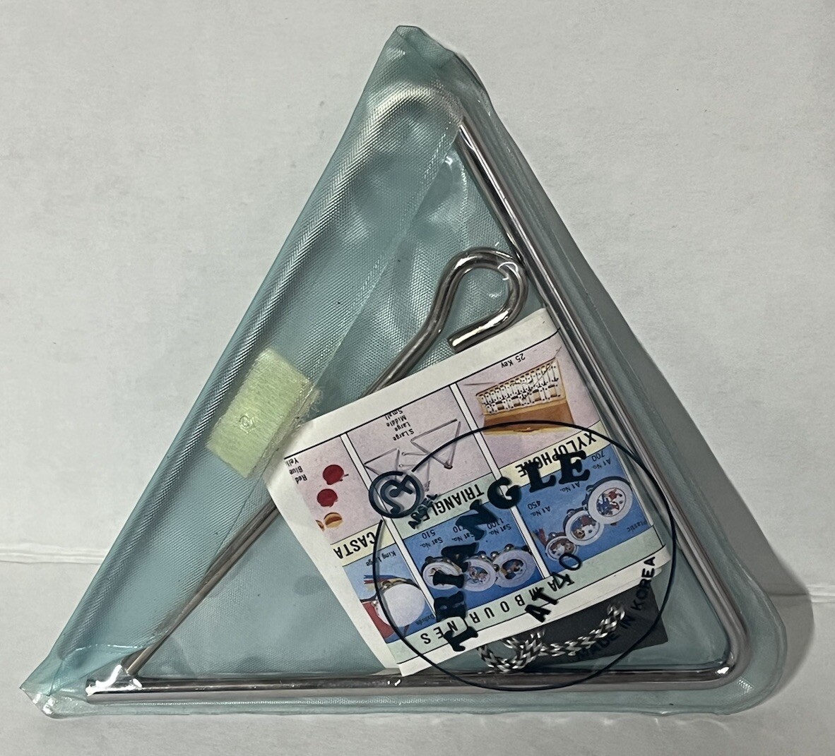 Triangle Percussion Instrument Vintage New Old Stock 1985 Japan 4” Angel Musical