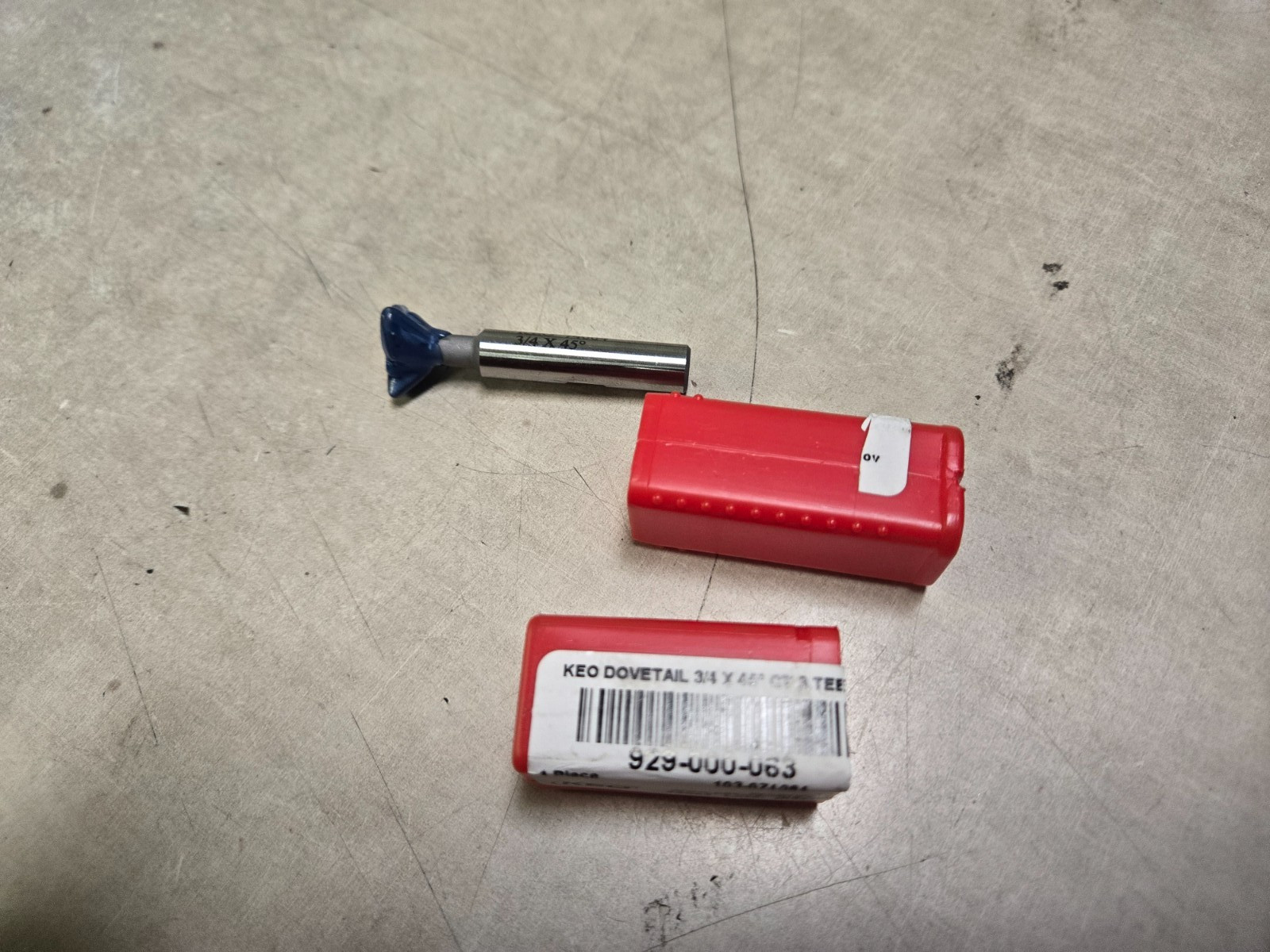 Keo 929-000-063 Milling Cutter, C, 3T, 2-1/4In L, 1/4In Face New open Box