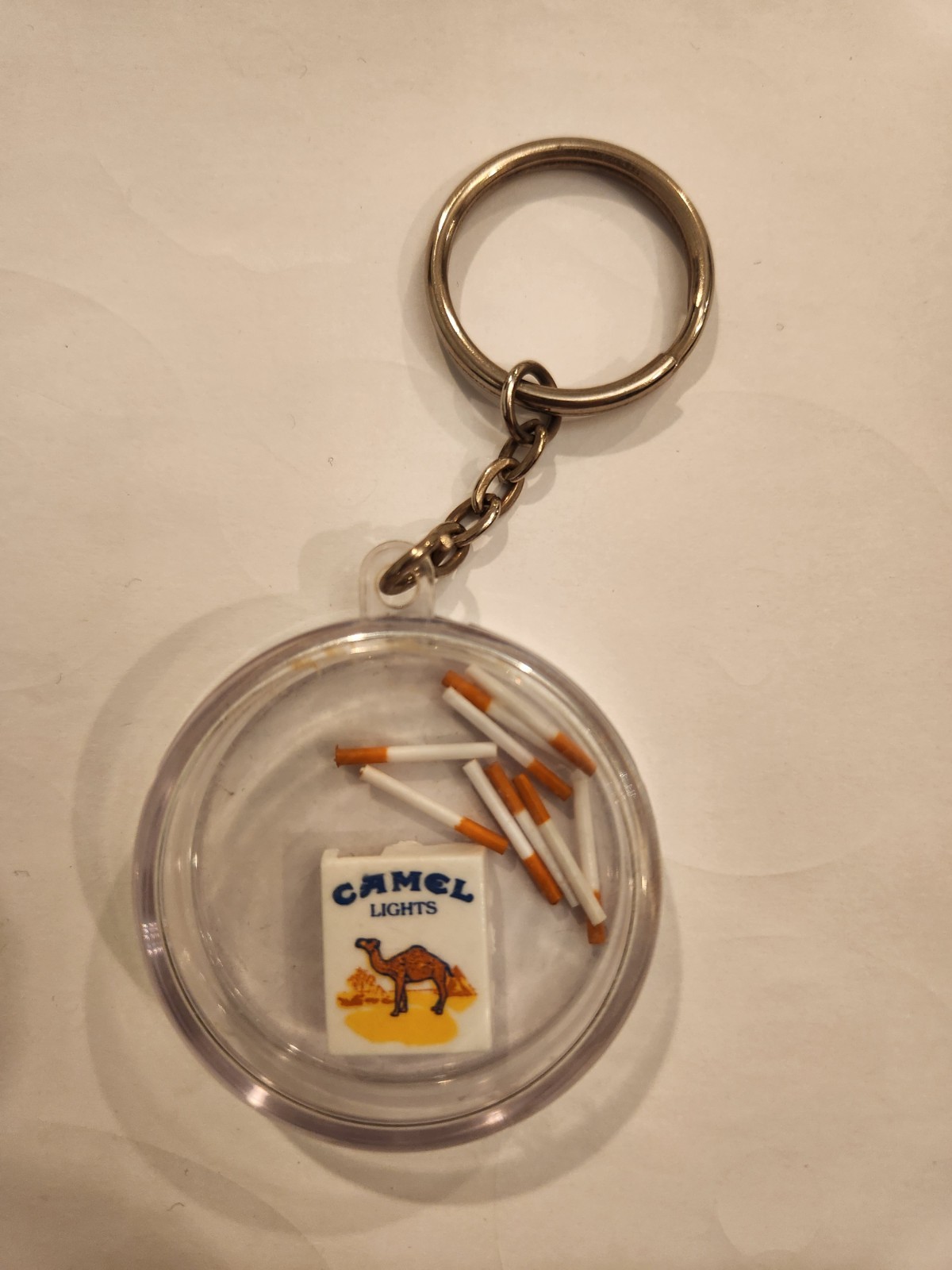 VTG Camel Filter Cigarettes Advertising Puzzle Keychain Dexterity Game Promo